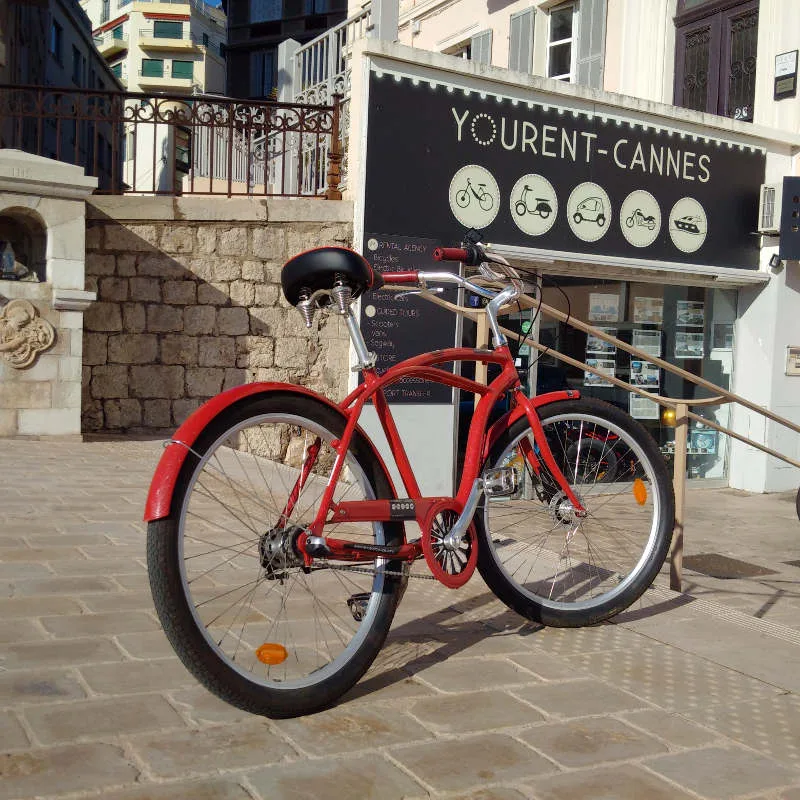 Location vélo cruiser Cannes